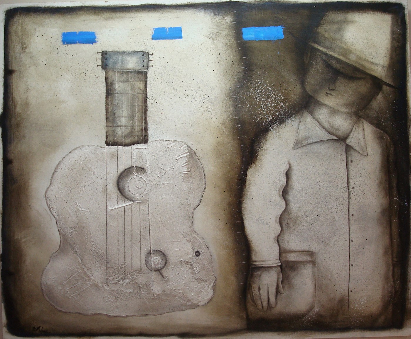 Thief: Oil and acrylic on canvas 46