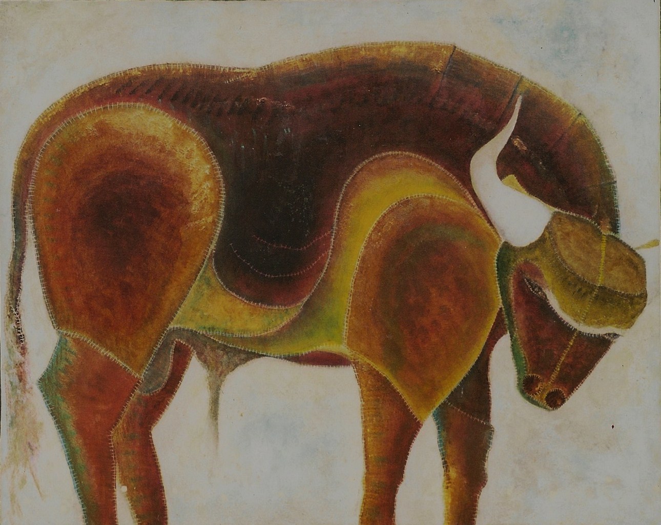 Bull: Oil on canvas 50