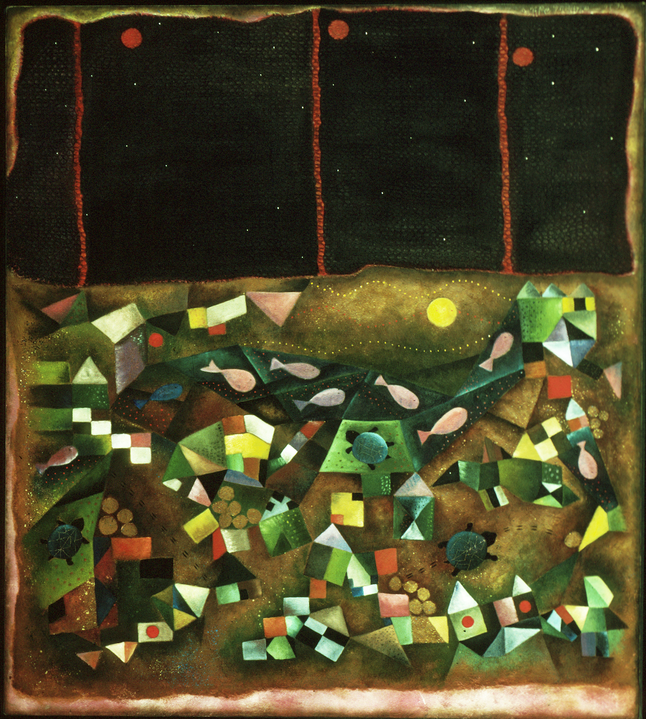 River Night: Oil on canvas 54