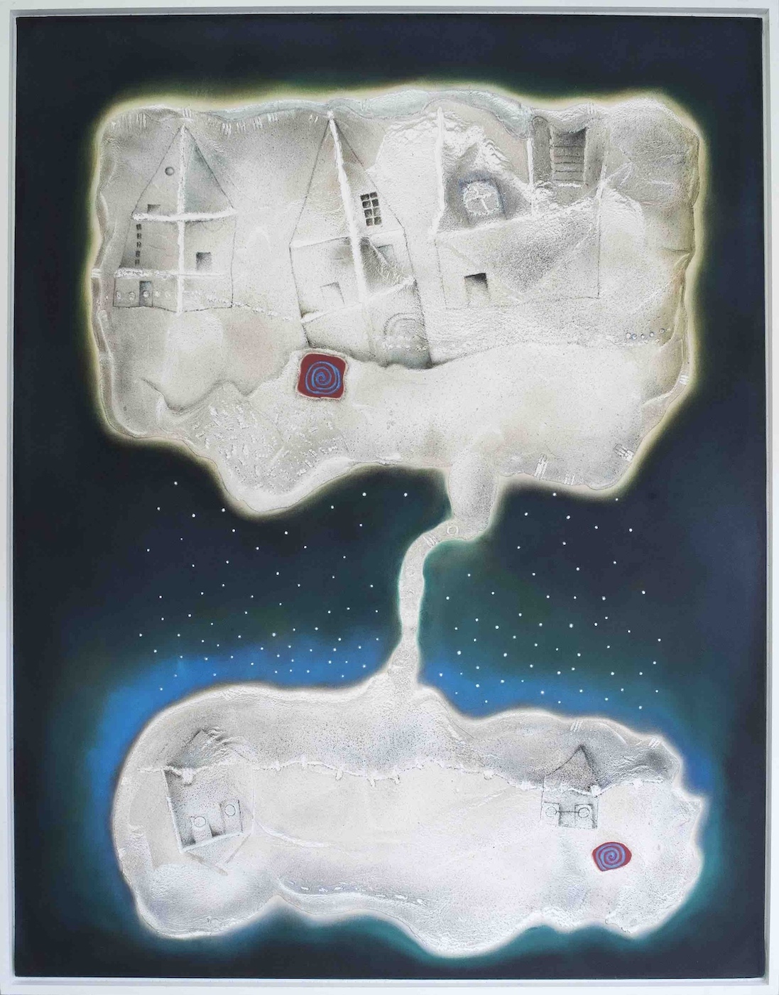 Cape Cod: Oil and acylic on canvas 72