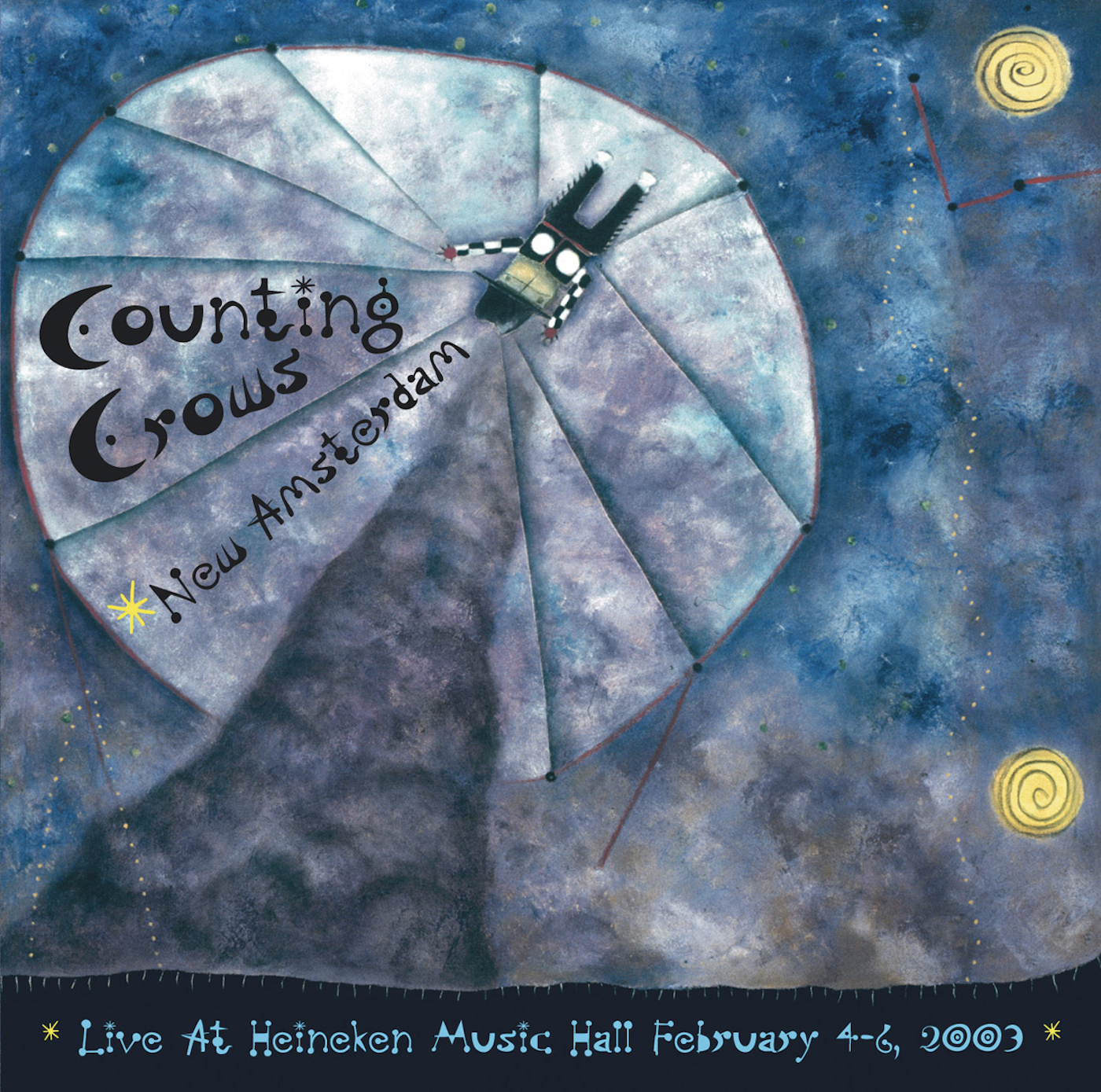 Eject Album cover art for Counting Crows: Oil and sand on canvas 44