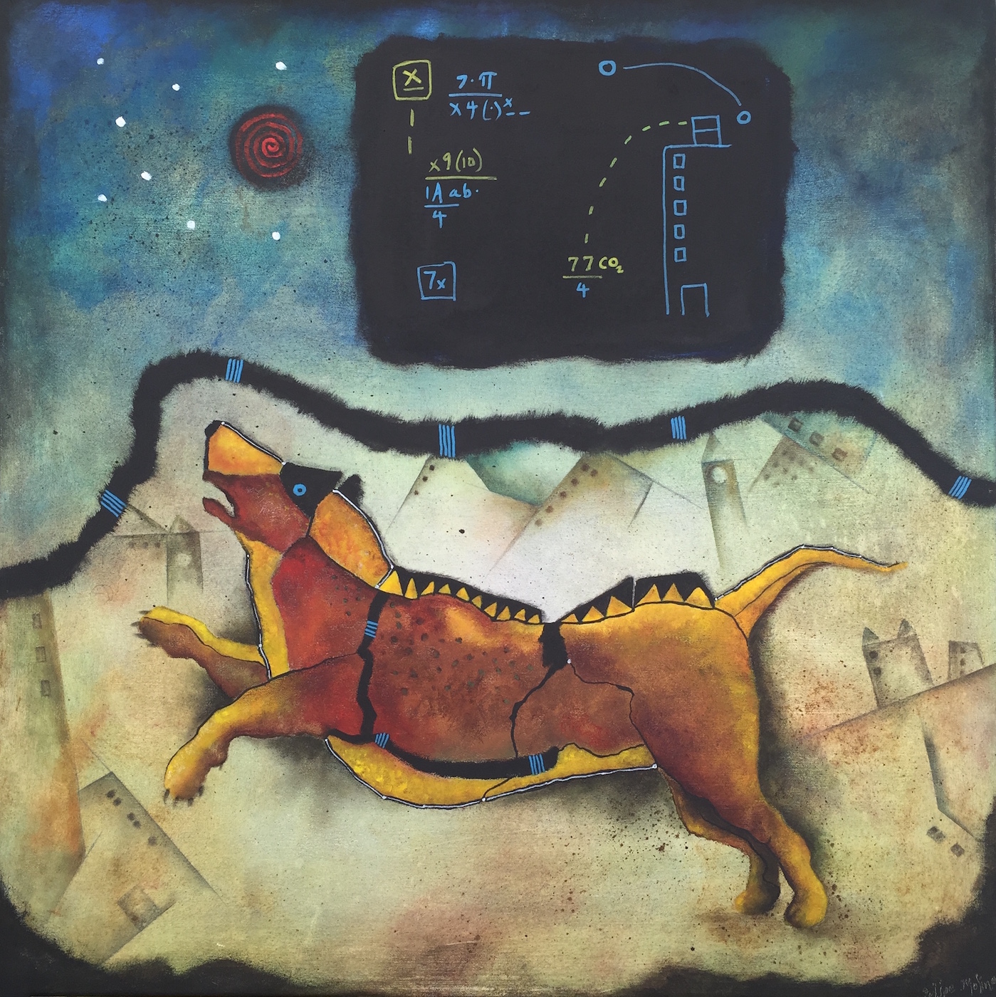 Global Warming: Acrylic on canvas 35