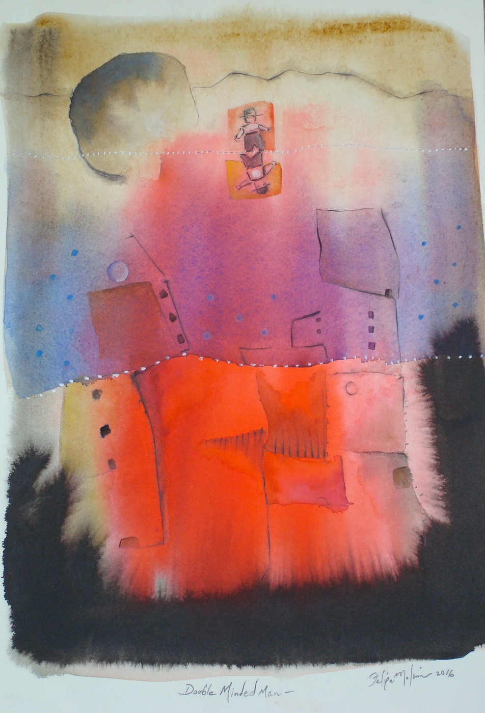 Double_minded_man: watercolor on paper 13