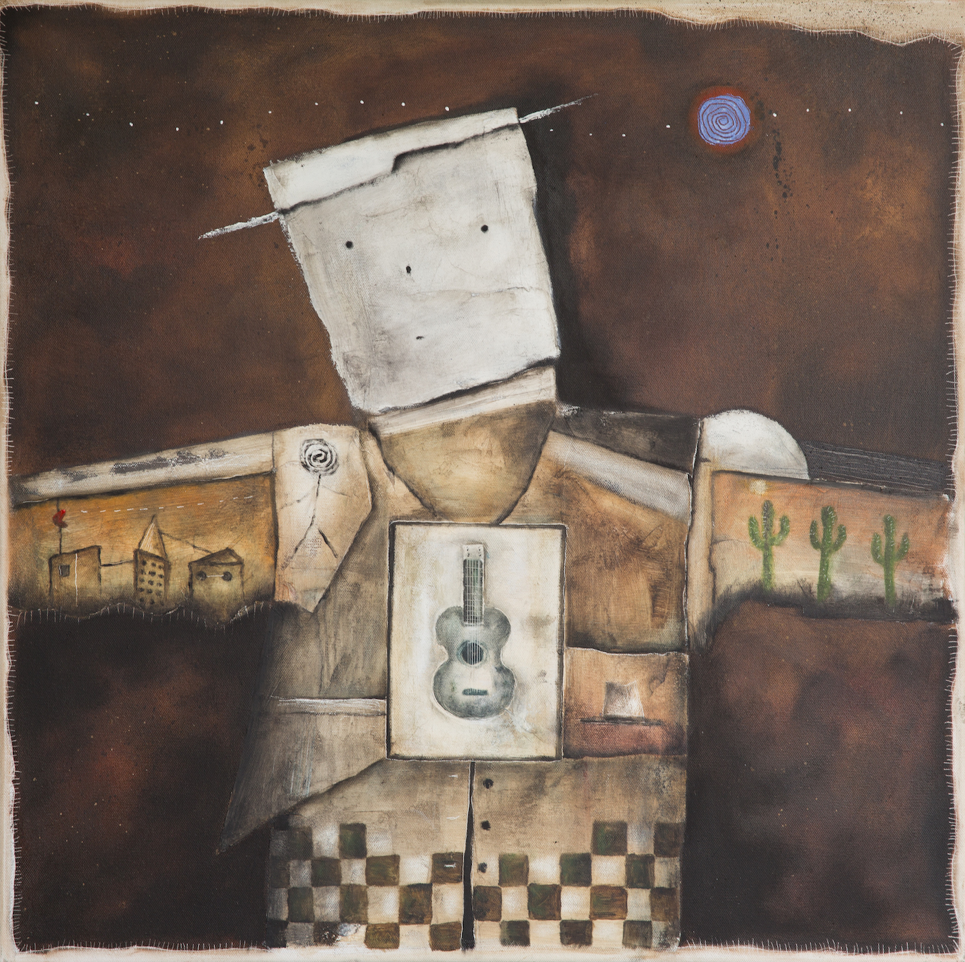 Scarecrow: Oil on canvas 24