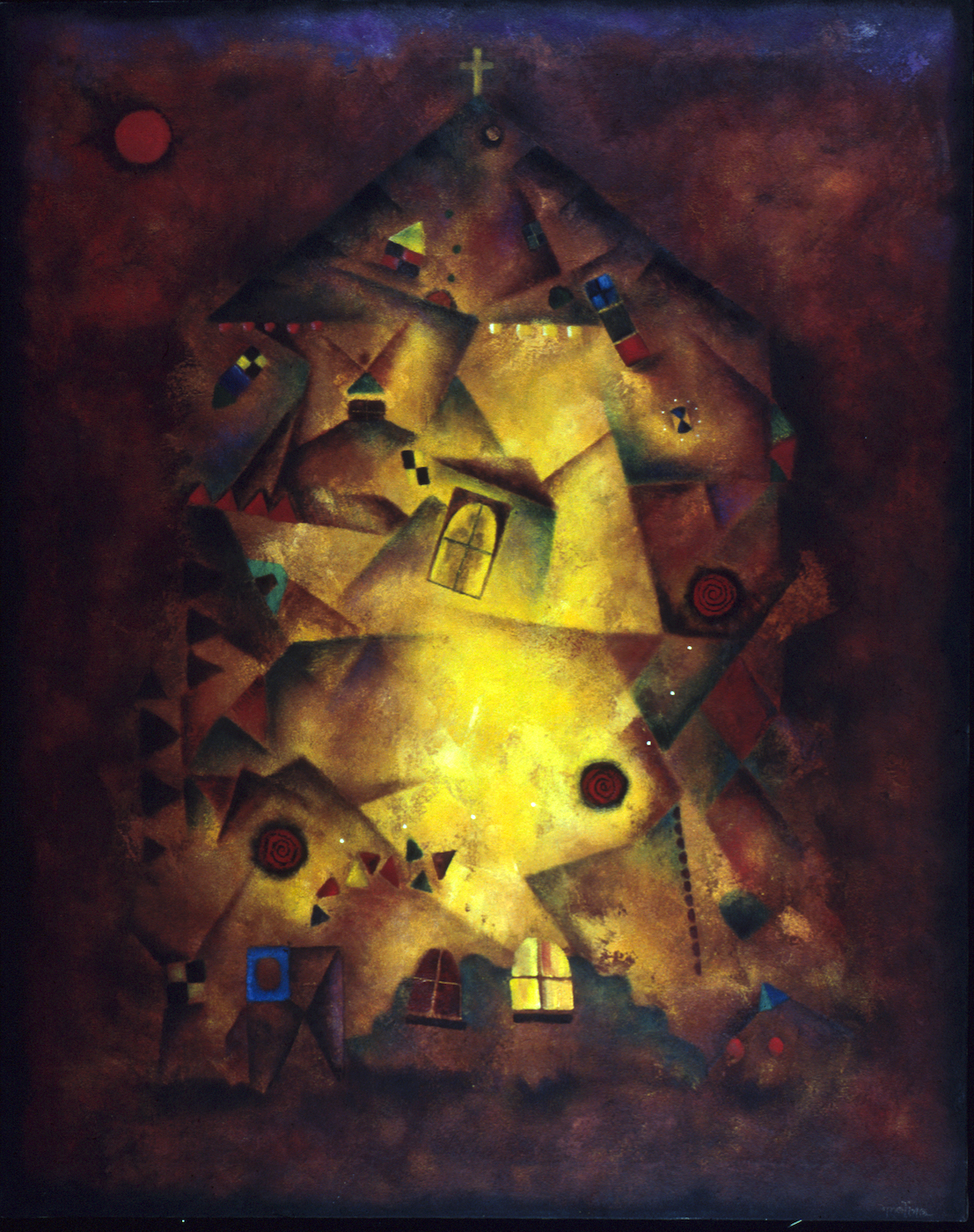 Church: Oil and sand on canvas 38