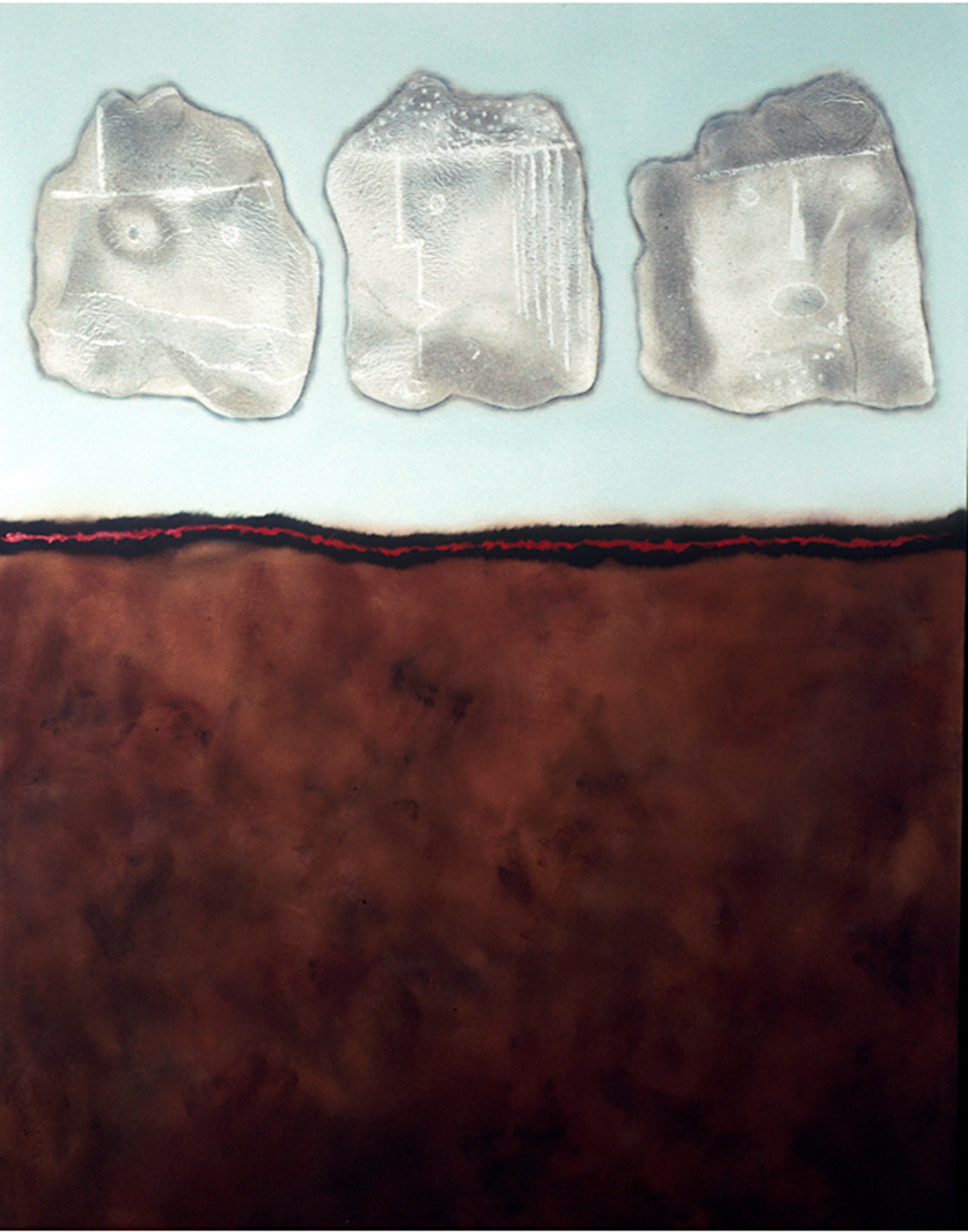 Bank robbers: Oil on canvas 72