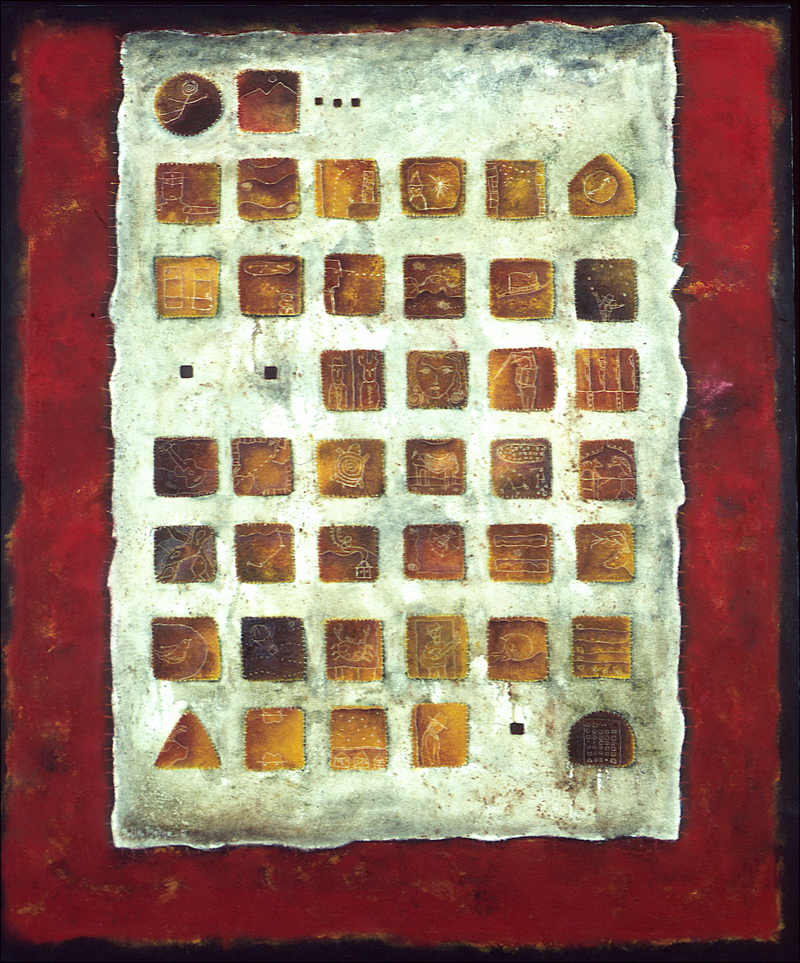 Calendario de Encuentros: Oil on canvas 48