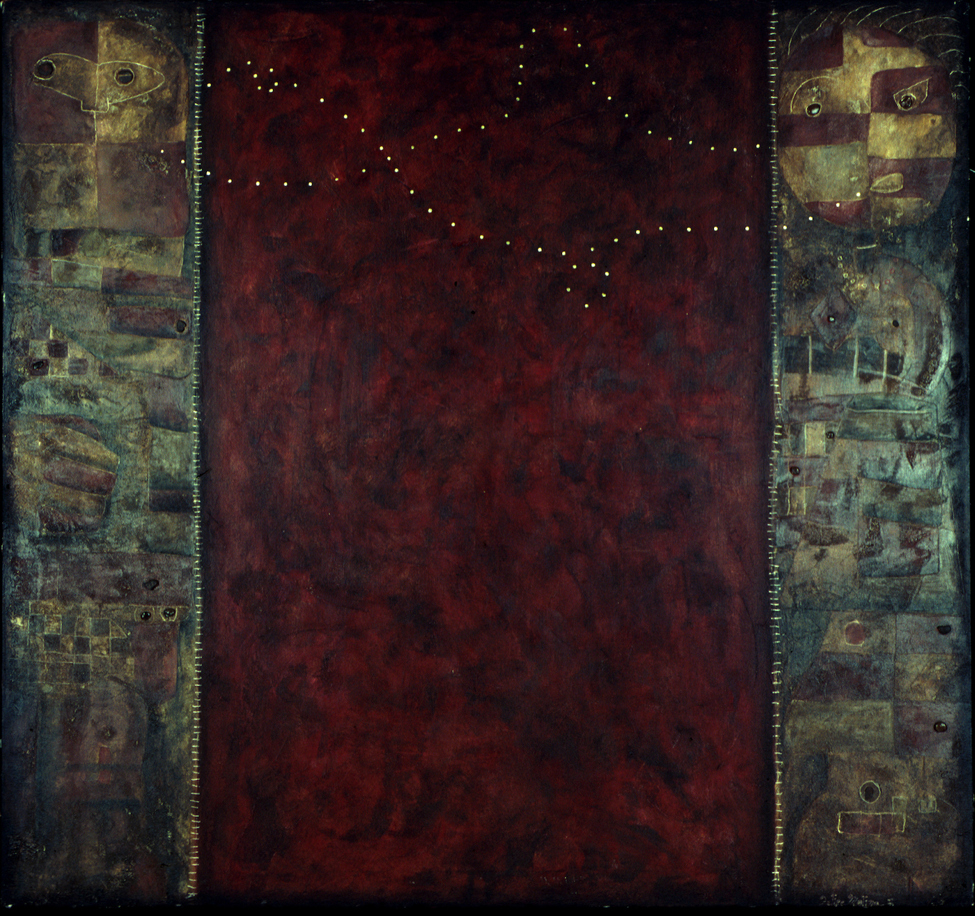 Two Murmurings: Oil on canvas 66