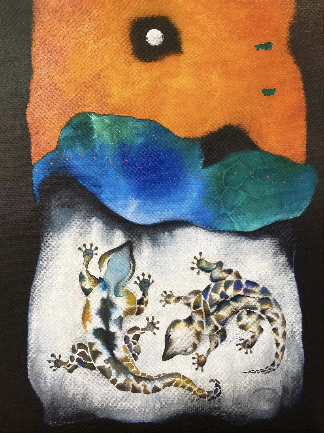 Santa Marta: Oleo sobre tela 76.2 cm x 60.96 cm