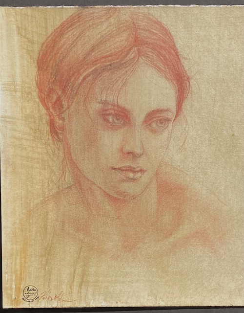 Red Chalk study: 9